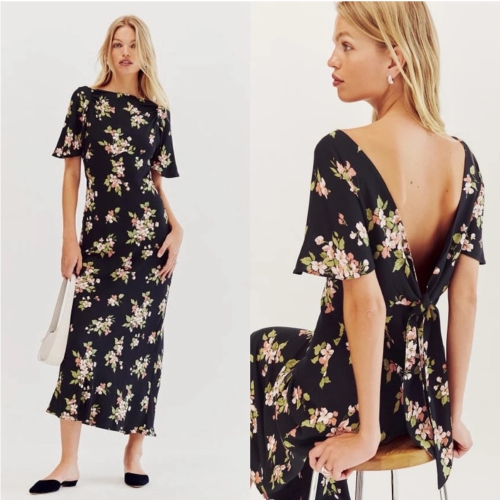 Reformation Lassie Dress in Daphne